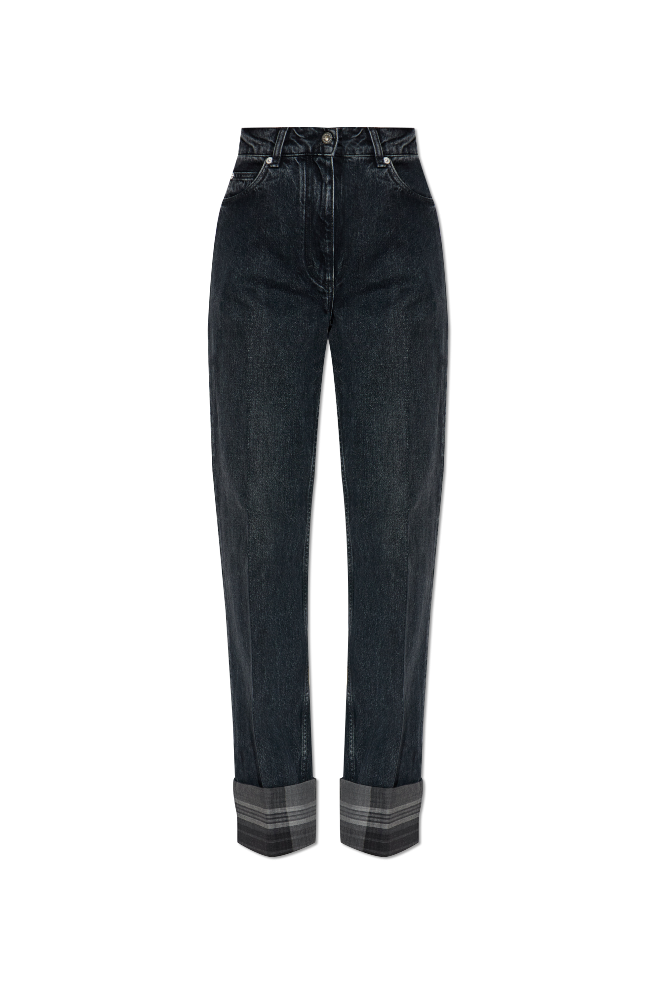 Black Straight-leg jeans FERRAGAMO - Vitkac Italy